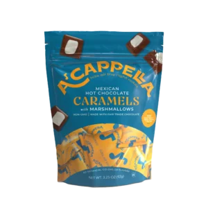 Mexican Hot Chocolate Caramels with Marshmallows